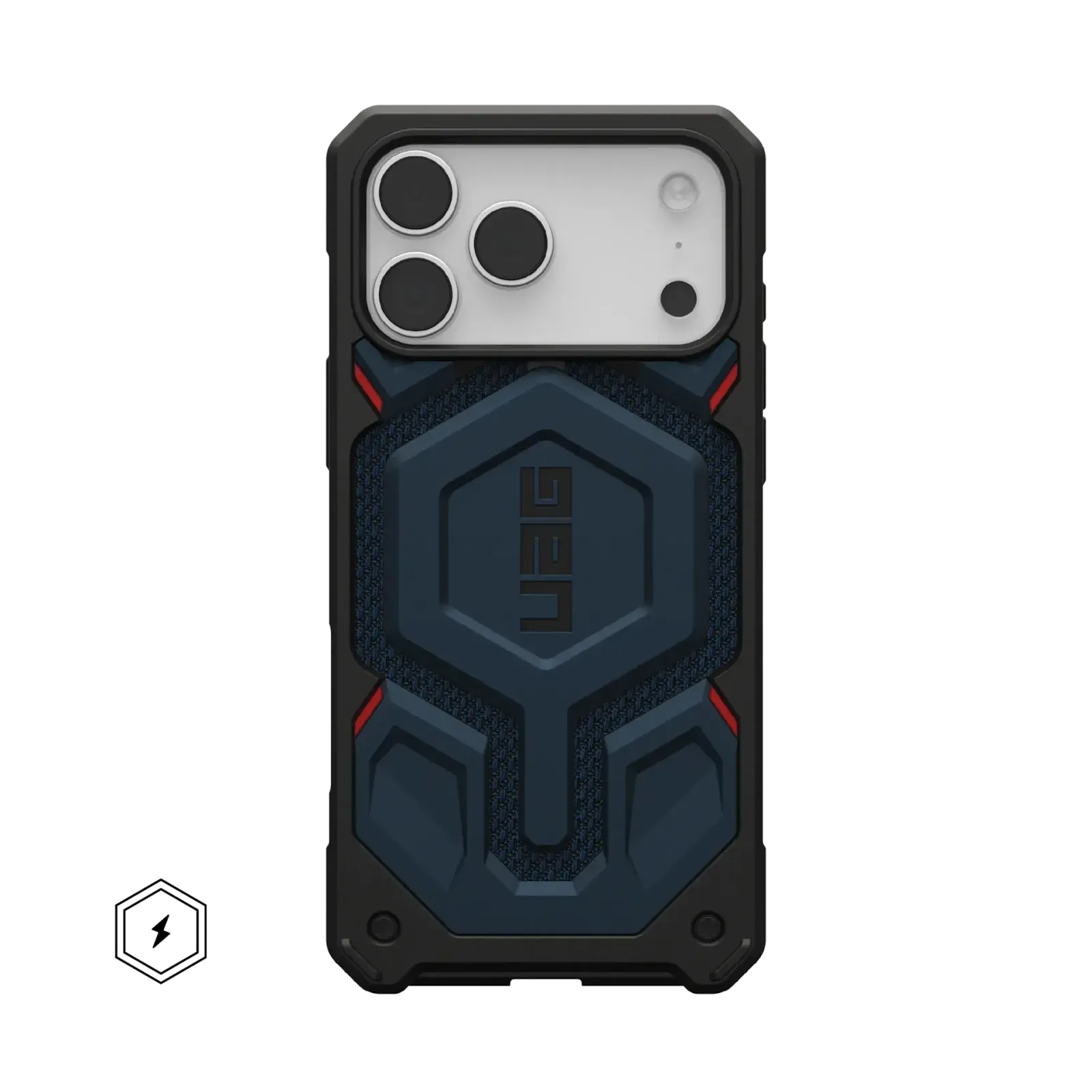 UAG Monarch Pro Kevlar® with MagSafe Series Case for Apple iPhone 17 Pro Max Kevlar Mallard (Синий)