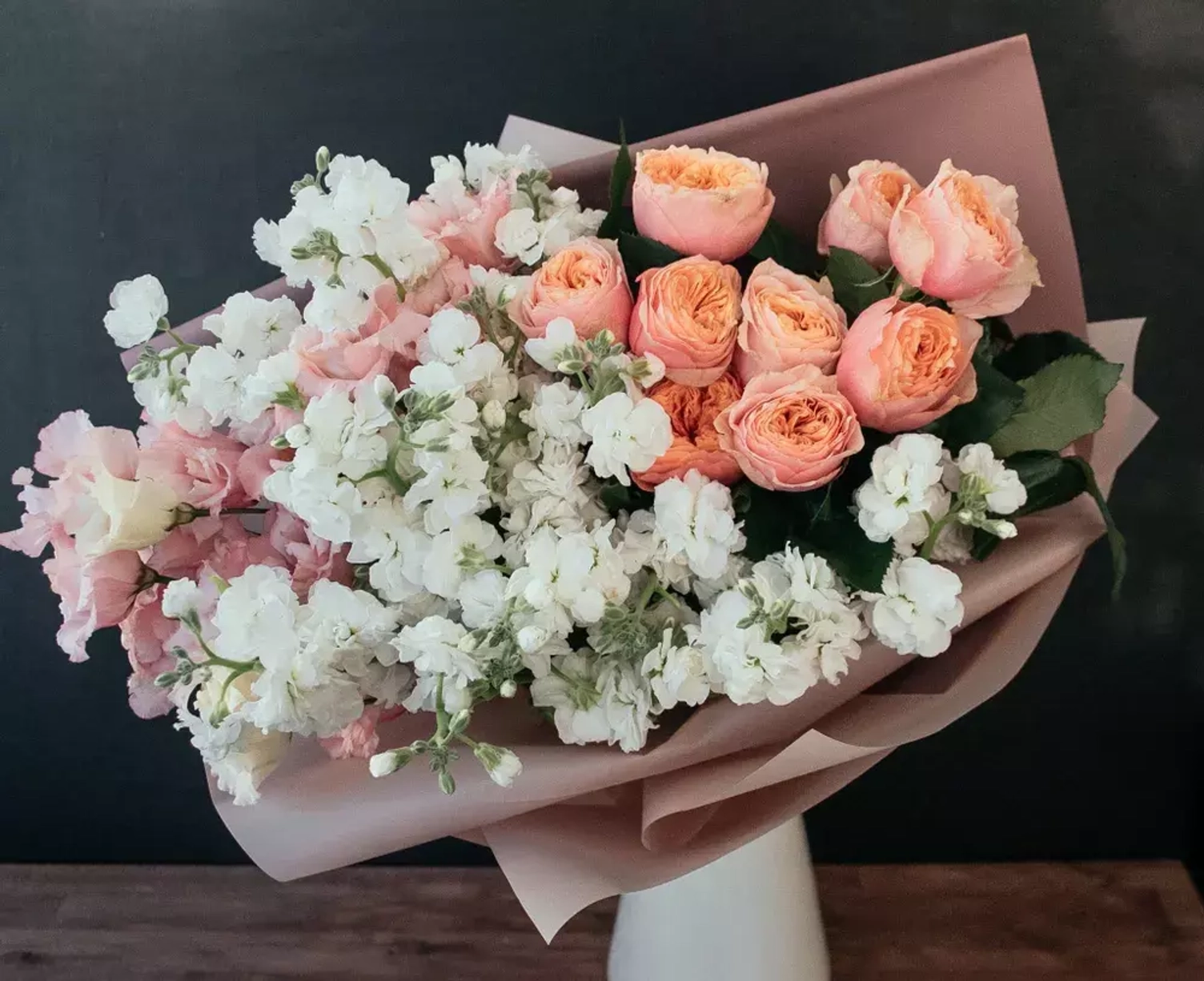 Топ 5 букетов на 14 февраля от студии флористики FINE FLEUR