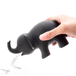 Диспенсер для скотча Qualy Elephant черный
