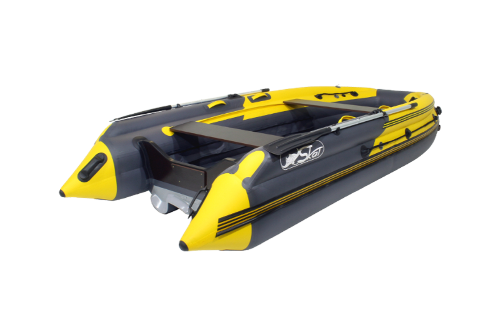 Моторная лодка ПВХ Skat Triton 430 NDFi — НДНД, тримаран, фальшборт
