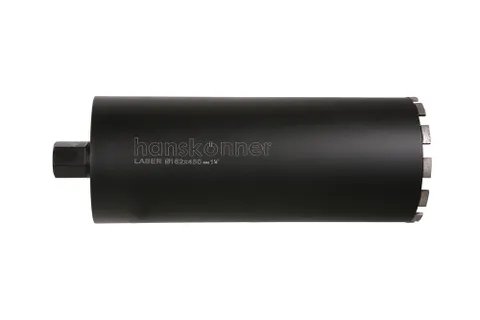 Коронка алмазная LASER по железобетону 162 мм, 1 1/4" , L=450мм, Штурм