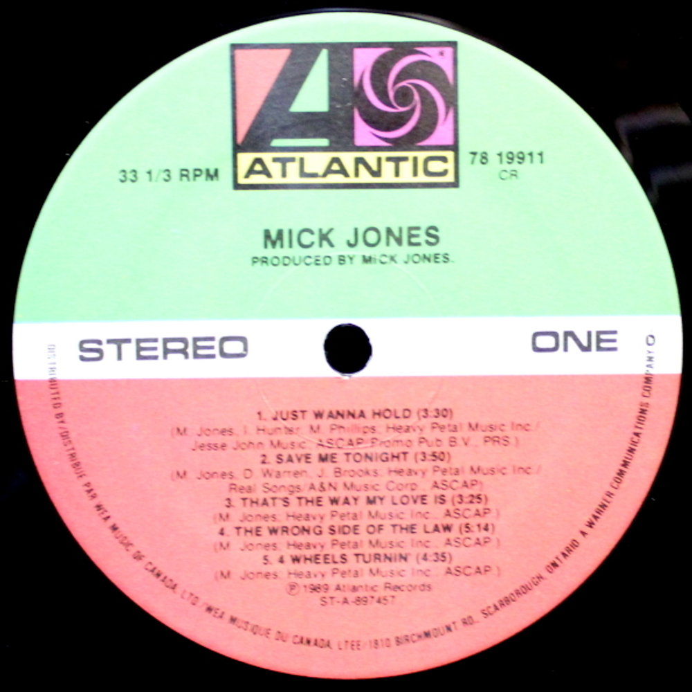 Mick Jones / Mick Jones (LP)