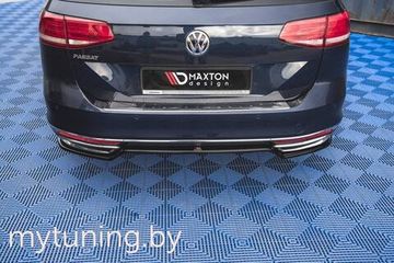 Сплиттер бампера заднего для VOLKSWAGEN Passat B8 (15-...)