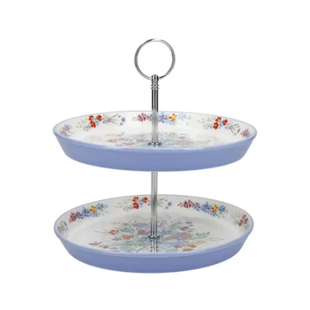 Kitchen Craft Поднос London Pottery 2 яруса 26 см луг EAN 5057982075279
