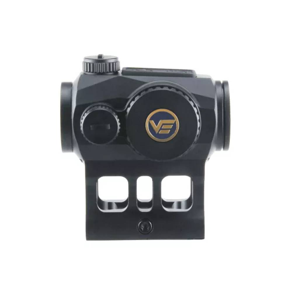 Коллиматорный прицел Vector Optics Scrapper 1x22 Solar Power Multi Reticles (закрытый, 2 MOA, метка точка красная, picatinny/weaver, IP67, в комплекте 2 кронштейна)