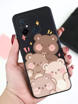 Чехол для Xiaomi Redmi 12C и Poco C55 с принтом