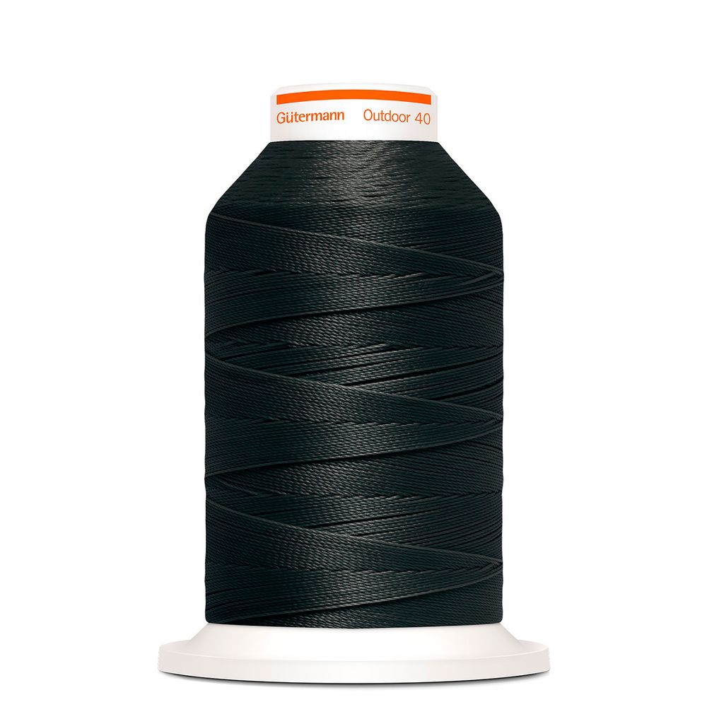 Нить для плотных и уличных тканей Gutermann Outdoor 40 (400 м), 798300, 1 кат., | 1000 черный