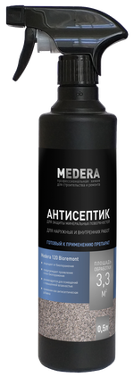 2026-05  Medera 120 Bioremont  0,5 л с ТР,Антисептик для минеральных поверхностей ,готовый к применению