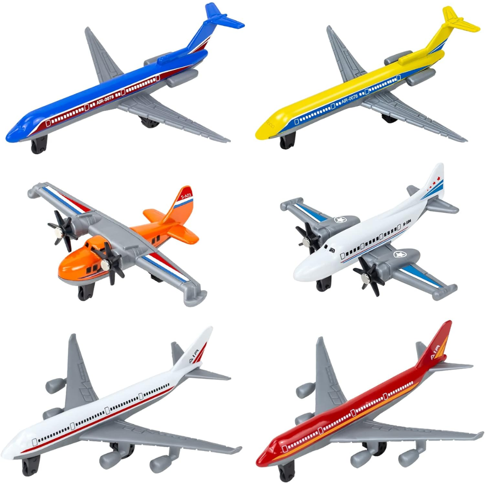 Набор литых самолетов Die-Cast 6 шт