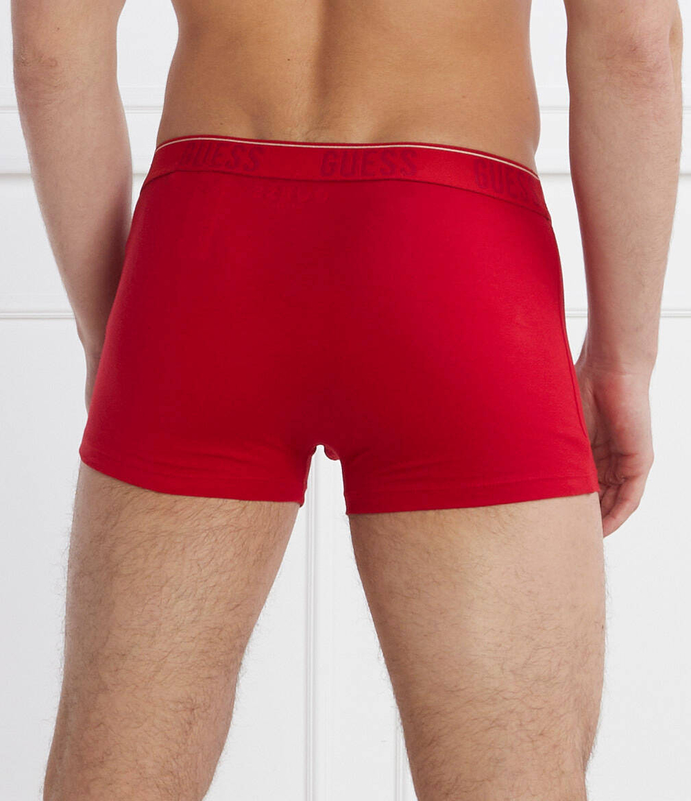 Трусики-боксеры 3шт. Guess Underwear - красный(U3BG23 K6YW0)
