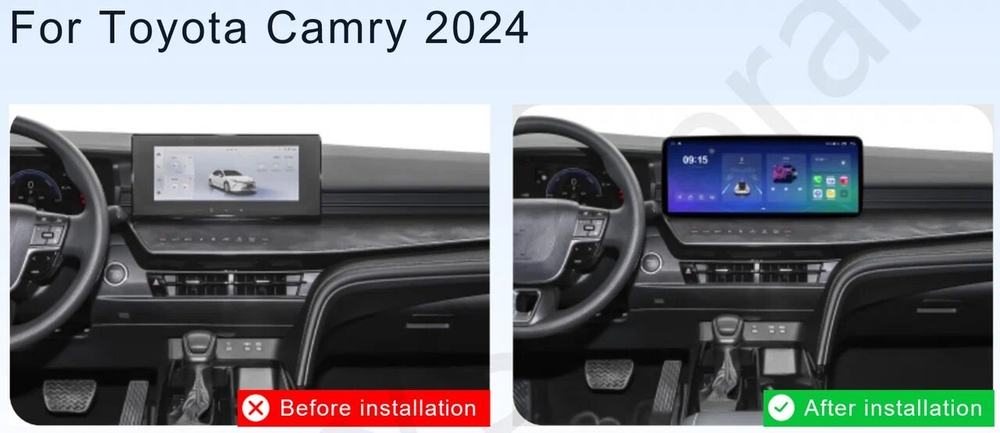 Установочный комплект для TOYOTA CAMRY V80 2024+ KUBERG GL-T1219-FW