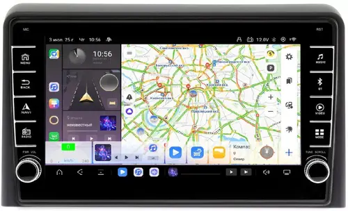 Магнитола для Hyundai Sonata 2017-2019 (LF) - Kuberg OL-9775 (кнопки и крутилки) Android 13, Быстрая, CarPlay, 4G SIM-слот
