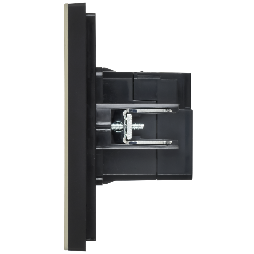 FORTE&PIANO Розетка USB A+C 18Вт FP151M металл черный IEK