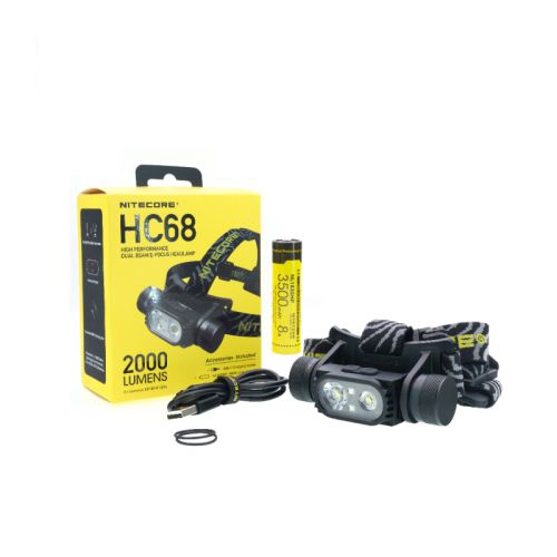 Фонарь налобный Nitecore HC68 светодиодный Luminus SST-40-W 2000 люмен