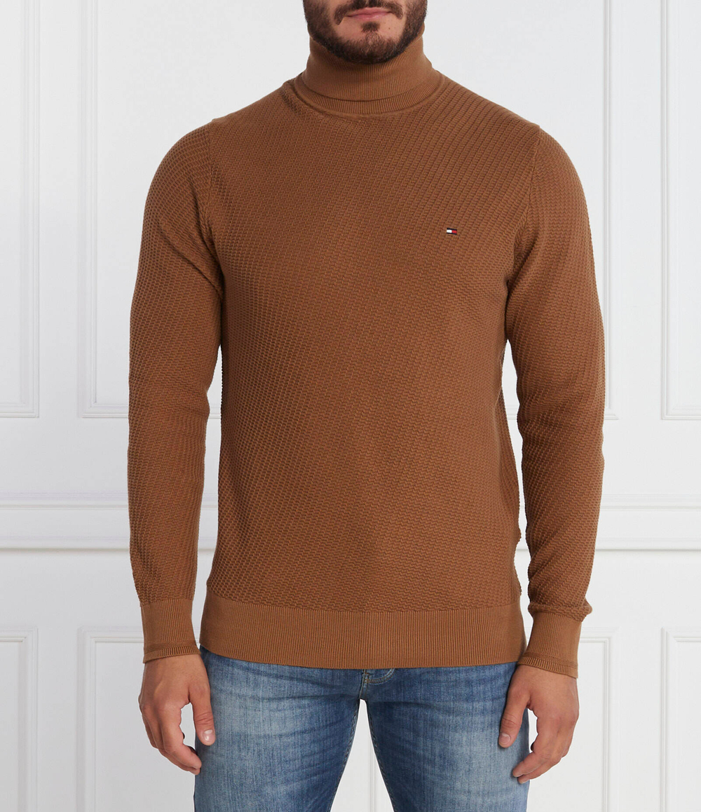Гольф Tommy Hilfiger - коричневый(MW0MW33453)