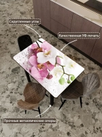 Обеденный стол "Сиреневая орхидея" 100x60 см
