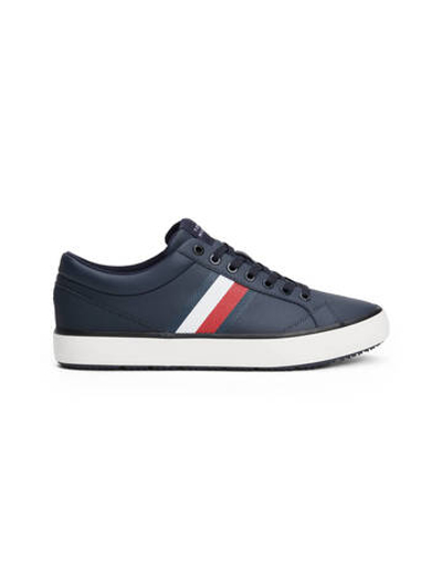 Кожаные кроссовки Tommy Hilfiger - темно-синий(FM0FM05199)