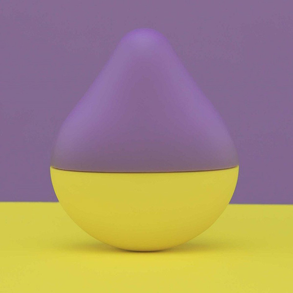 Нежный вибромассажер 5,2см Iroha Mini Fuji-Lemon Vibrator HMM-01