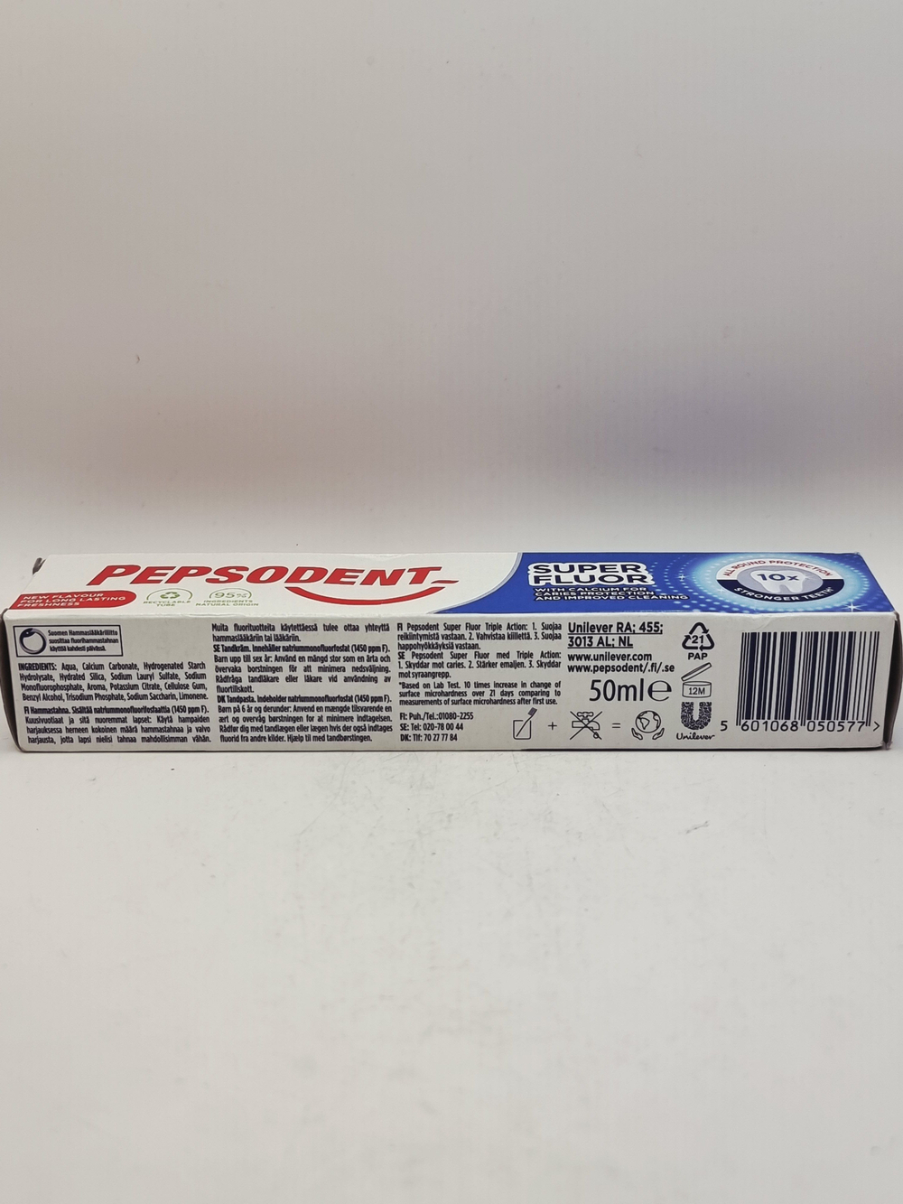 Зубная паста Pepsodent Super Fluor Мягкий вкус 50 мл