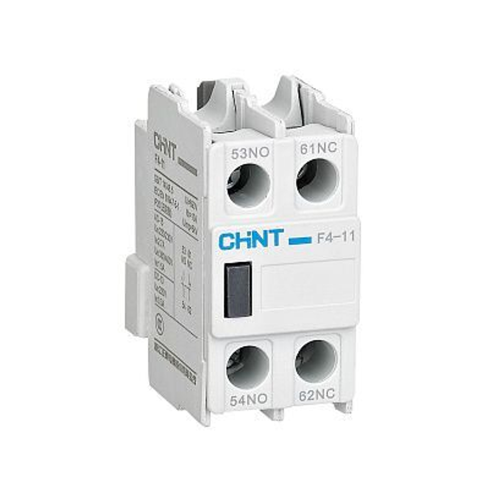 CHINT Приставка доп.контакты 2NO F4-20 к контактору NC1, NC2, NC8 (R) арт. 439517
