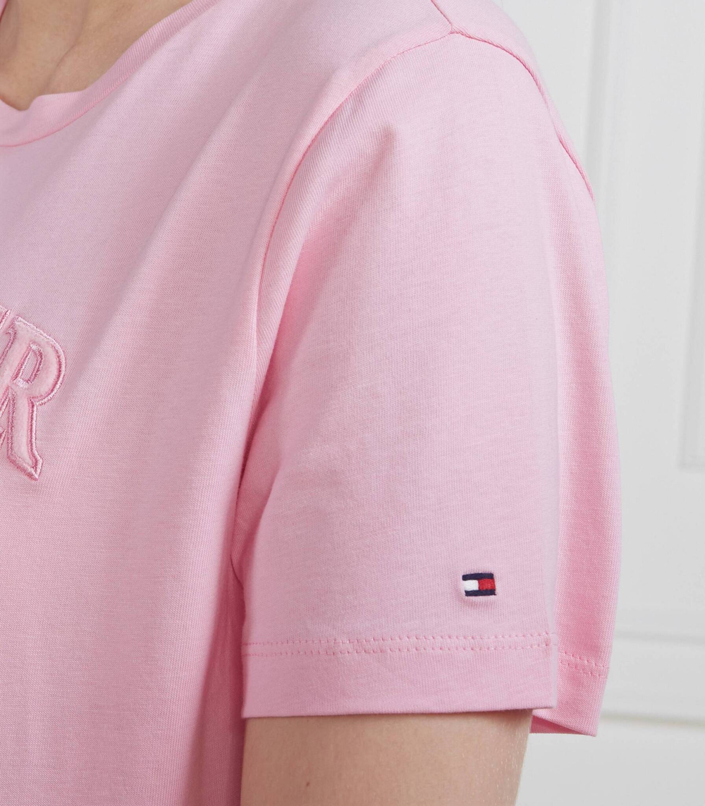 футболка tonal Tommy Hilfiger - розовый(WW0WW37562)