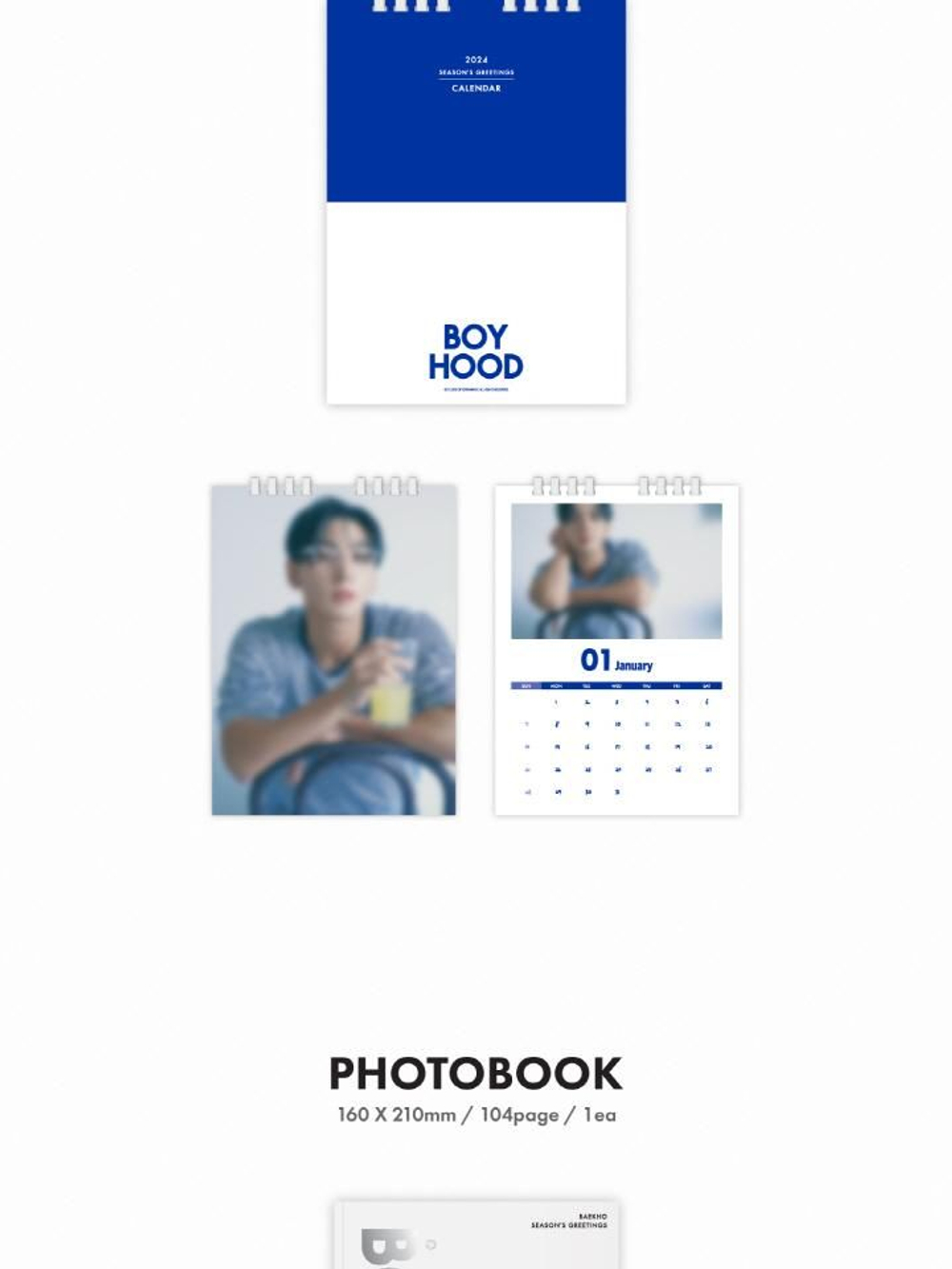 товары BAEKHO - BOYHOOD 2024 Season's Greetings