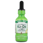 Nature's Truth, K2 и D3 с MK-7 в виде капель, 59 мл (2 жидк. унции)