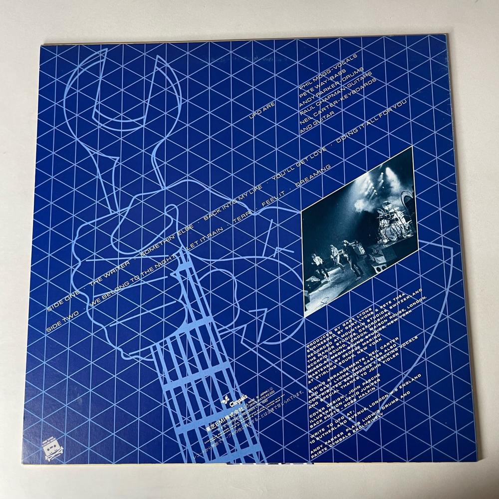 Винтажная виниловая пластинка LP UFO Mechanix (Япония 1982) (Без Оби)