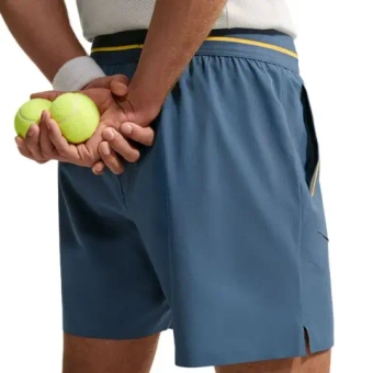 Мужские теннисные шорты Nike Court Advantage Dri-Fit 6in Tennis - new slate/laser orange/white