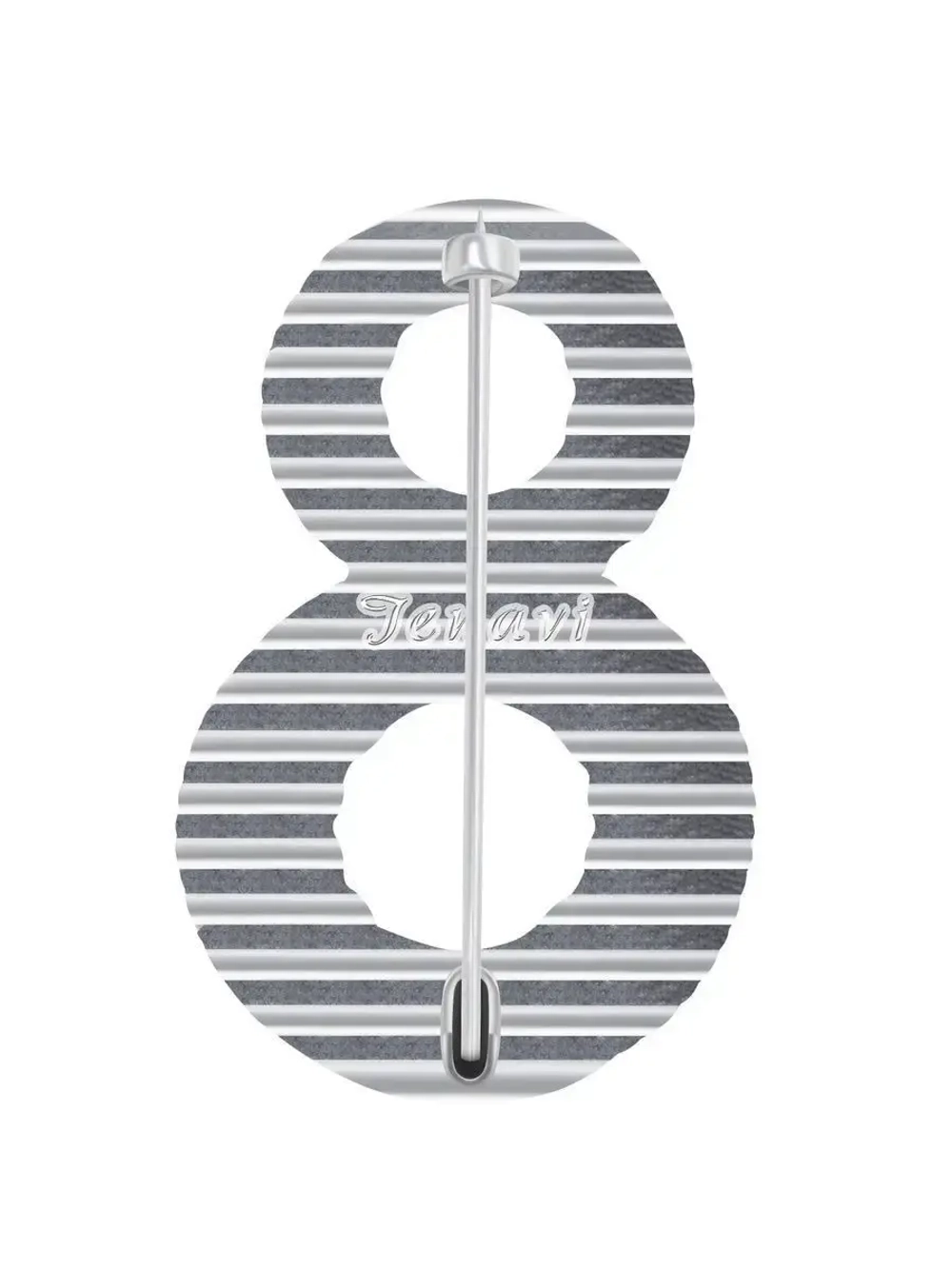 "Восемь" брошь из коллекции "Numerology"