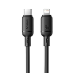 Кабель-зарядка Type-C на Lightning Baseus Silky Series 20W 2м (P10377700113-01) черный