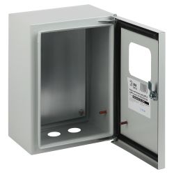 Корпус металлический ЭРА SIMPLE ЩМПг-00 с окном (290х220х175) IP54 У2 серый | Электротовары