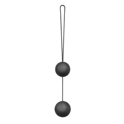 Анальные шарики из силикона Vibro Balls (Цвет: черный)