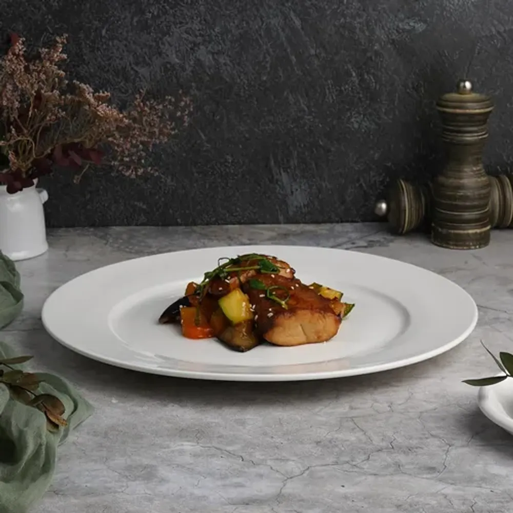 Тарелка d 30,5 см h2 см белая фарфор Classic P.L. Proff Cuisine [3]