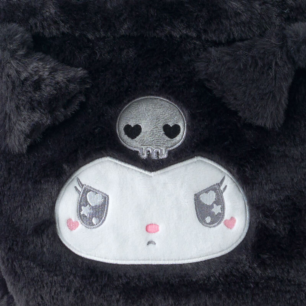SANRIO СУМКА МЕХОВАЯ ЧЕРНАЯ KUROMI