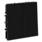 Проходной переключатель двухклавишный Voltum S70 Черный VLS020308