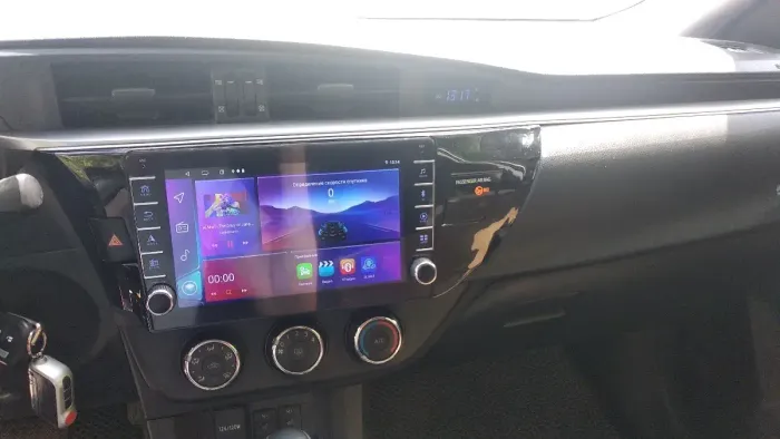Магнитола для Toyota Corolla 2013-2016 - Kuberg OL-1603 (кнопки и крутилки), Android 12, Быстрая, CarPlay, 4G SIM-слот