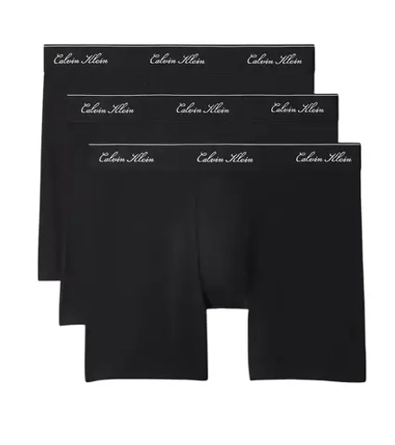 Боксерки теннисные Calvin Klein Icon Cotton Stretch Script Boxer Briefs 3P - multicolor