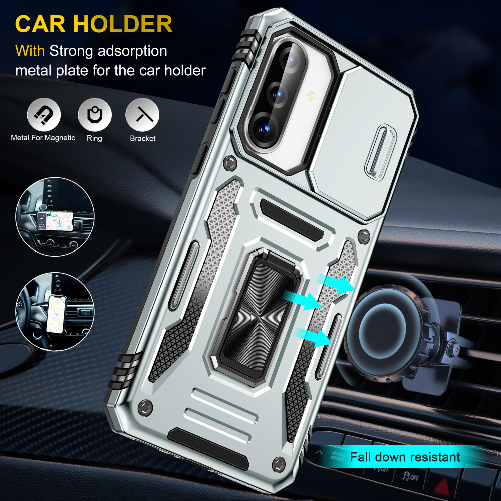 Чехол Safe Case с кольцом и защитой камеры для Samsung Galaxy A56