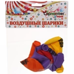 Воздушные шары 5 шт, 10»/25см «Красотка», (микс)