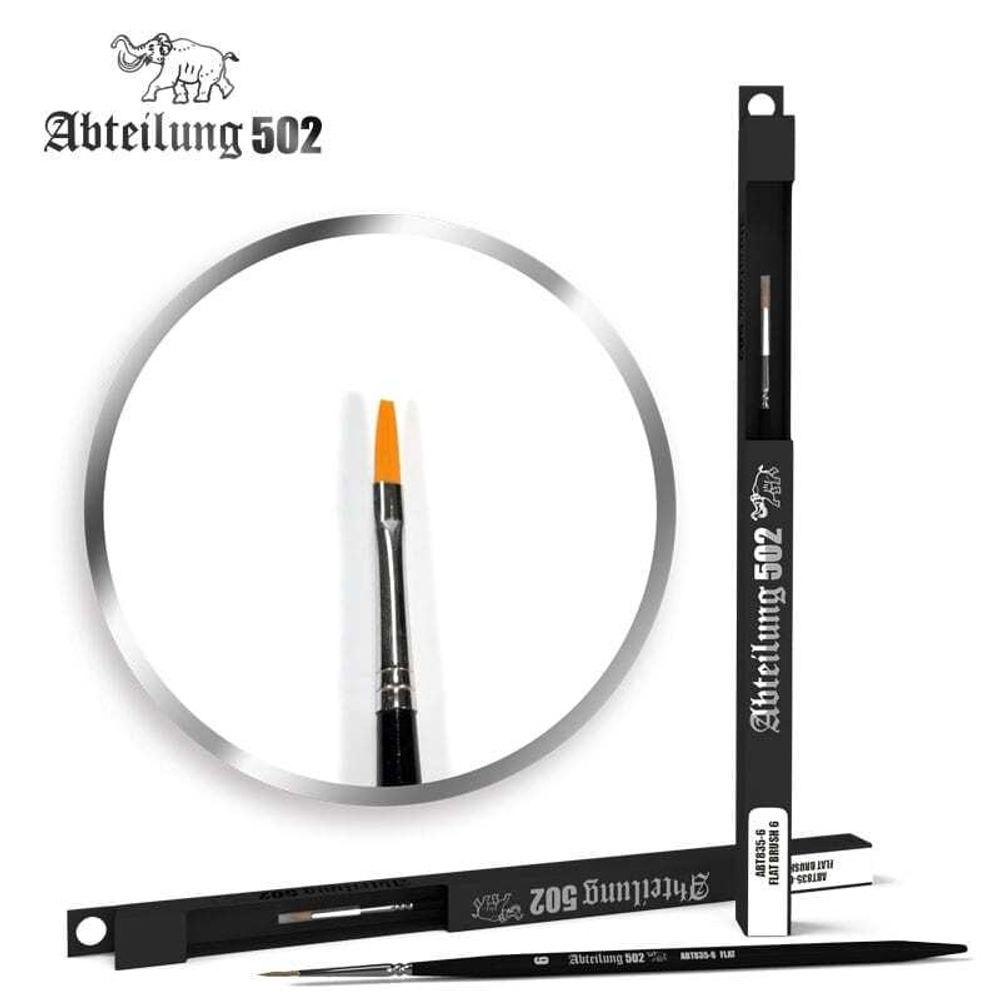 Кисть AK Interactive Flat Brush 6 Кисть AK Interactive Flat Brush 6