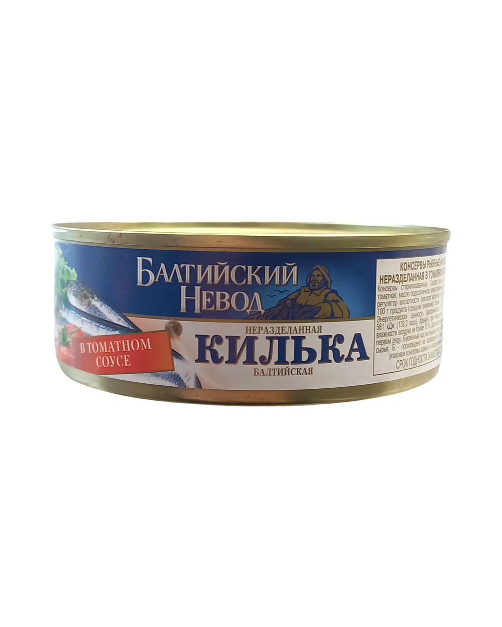 Килька "Балтийский Невод" в томатном соусе 230г