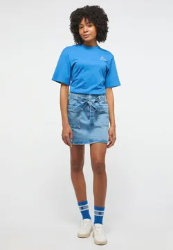 Юбка джинсовая женская MUSTANG Cargo Skirt