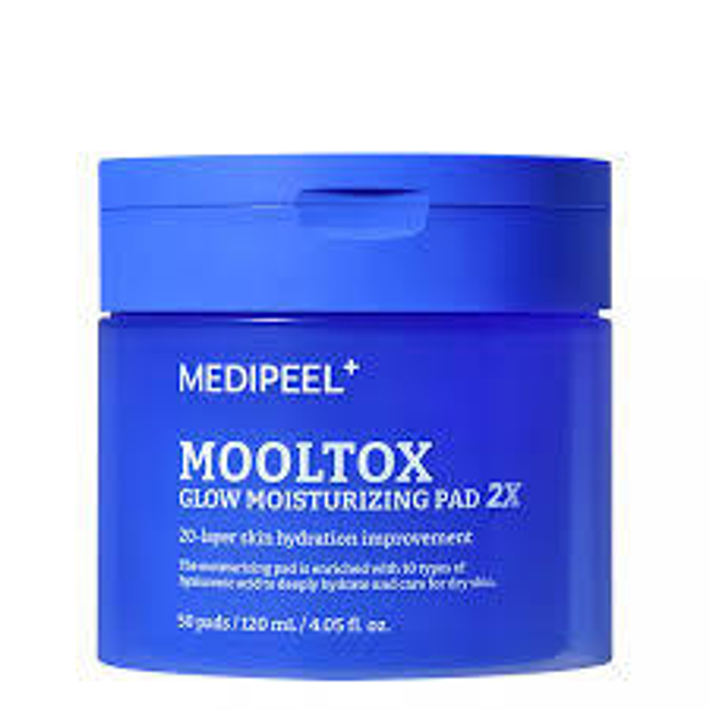 Medi-Peel Mooltox Glow Moisturizing Pad 2X Ультраувлажняющие пэды
