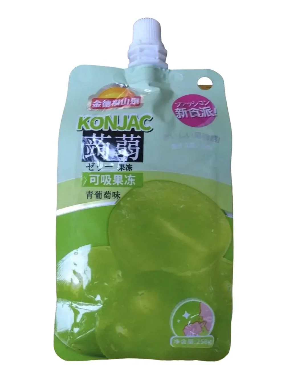 Желе питьевое Konjak со вкусом Винограда 258 г * 3 шт