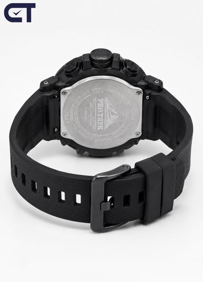 CASIO PRW-6900Y-1DR PRO TREK мужские наручные часы — PRO TREK с металлическим восьмиугольным безелем, Triple Sensor и радиосинхронизацией