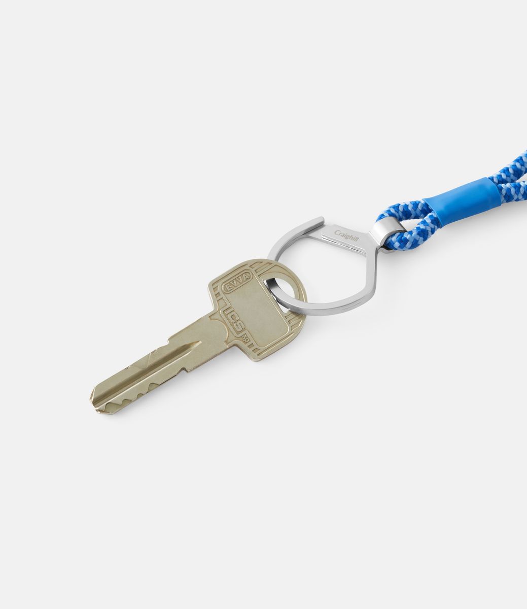 Craighill Rope Split Ring Blue — ключница-карабин