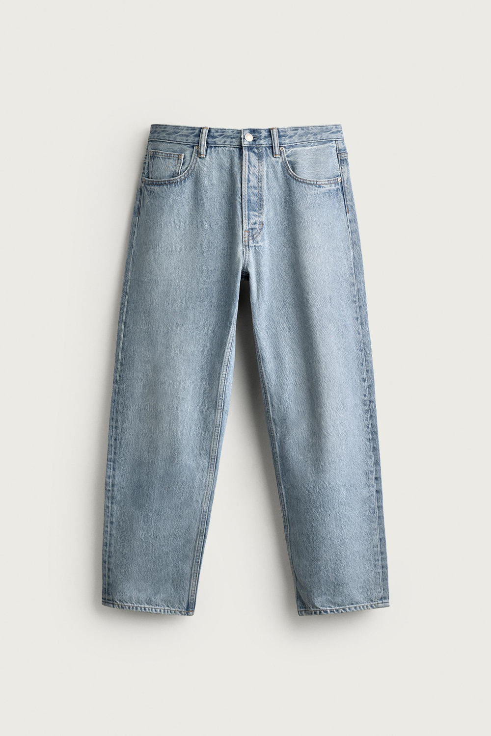 ДЖИНСЫ STRAIGHT FIT FRUIT OF THE LOOM™ — ZARA