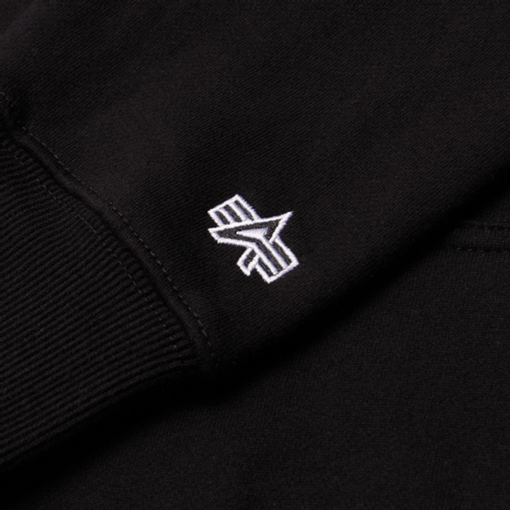 Толстовка Alpha Industries Essential Hoodie Black (Черная)