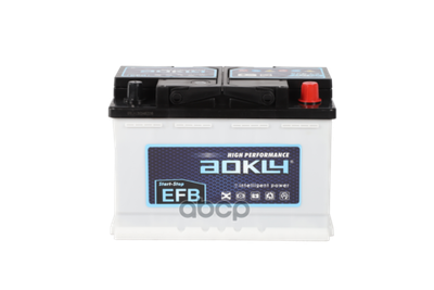 Аккумулятор AOKLY EFB Stop&Go 70 А/ч обратный R+ 280x175x190 L3 EN 780 А
